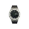Casio Men Liquid Crystal,Analog Dual Display Series 44mm Black Watch GA-2100-1A(Watch3--)