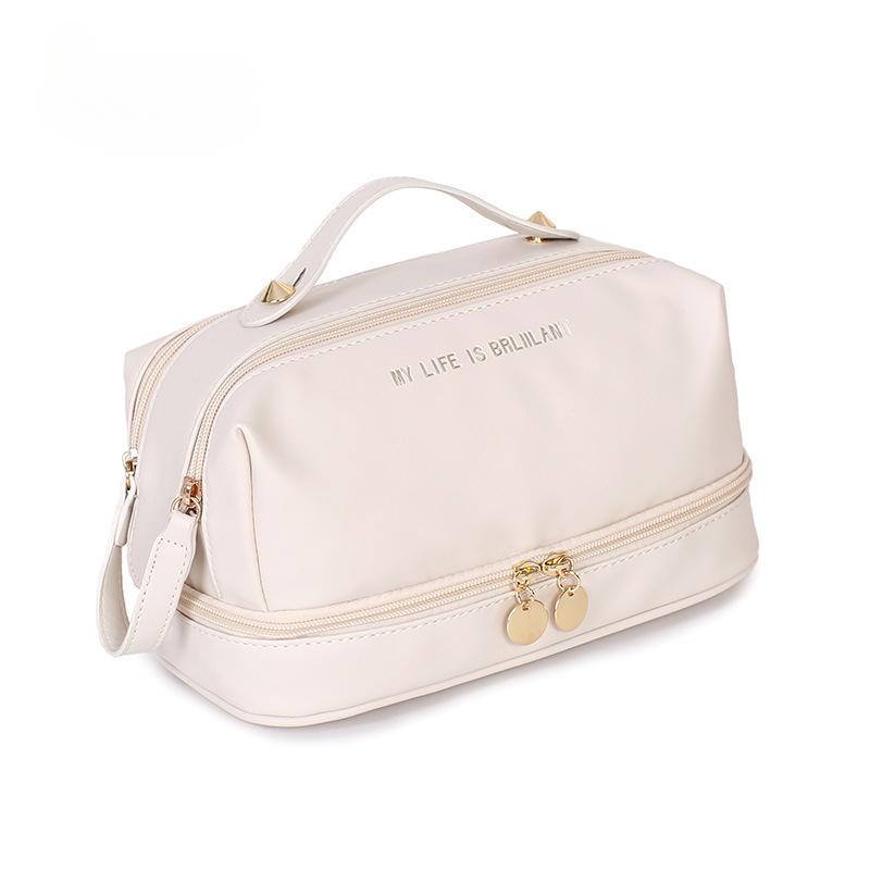 

Новая портативная косметичка большой вместимости, туалетная сумка чёрный