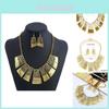 Retro Alloy Geometric Necklace With Chain For Gift Giving And Daily Fashion