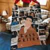 Drama F-Friends Throw Flannel Cozy Print Blanket, Portable, Durable Machine Washable Cute Cool