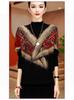 Women's Double-Sided Fleece Shirt - Stylish, Printed, Loose Fit, Slimming, Elegant Autumn/Winter Top, Age-Reducing and Versatile.