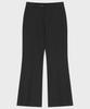 NOIRER Wool Flare Button Slacks (Charcoal)