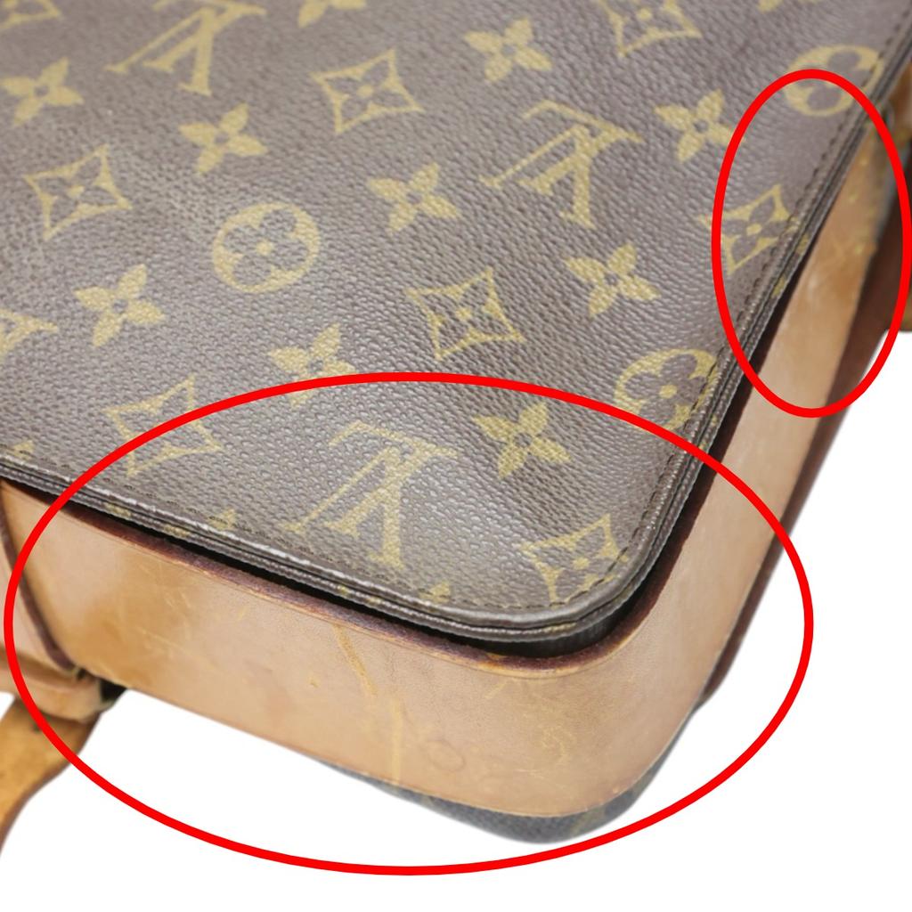 LOUIS VUITTON Monogram CartouchiereGM Shoulder Bag Monogram canvas M51252 Used