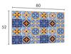 Glas-Herdplattenschutz 80x52 Mosaik