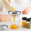 Huiyu Funnel, 304 Stainless Steel, Bottle Oil Strainer, Wide-Mouth Funnel, Filter, Pouring Tool, Large, 103.7g (1 Piece)