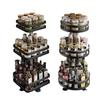 Rotatable Kitchen Storage Rack Kitchen Accessories Spice Storage Rack Clean Storage 360 Degrees Rotatable Organizer Turntable
