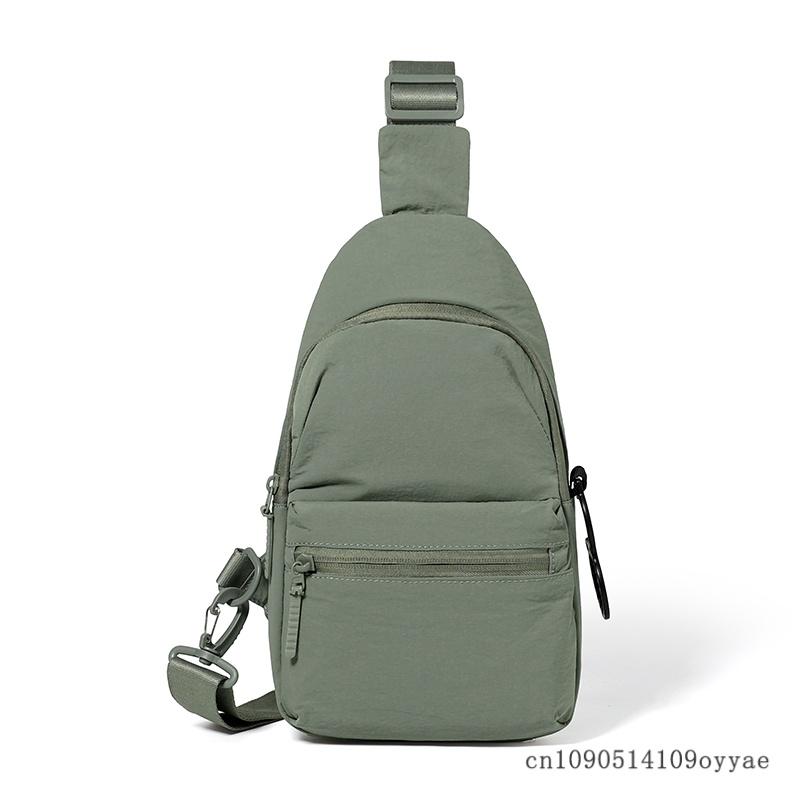 Men's Chest Bag, Fashionable Chest Messenger Bag, Niche Waist Bag, Large-Capacity Casual Commuter Shoulder Bag, Travel Backpacks