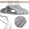 Set of MAGIC VELVET Velvet Hangers, 20 Pcs., Gray