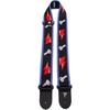 David Bowie Leather Flash Guitar Strap