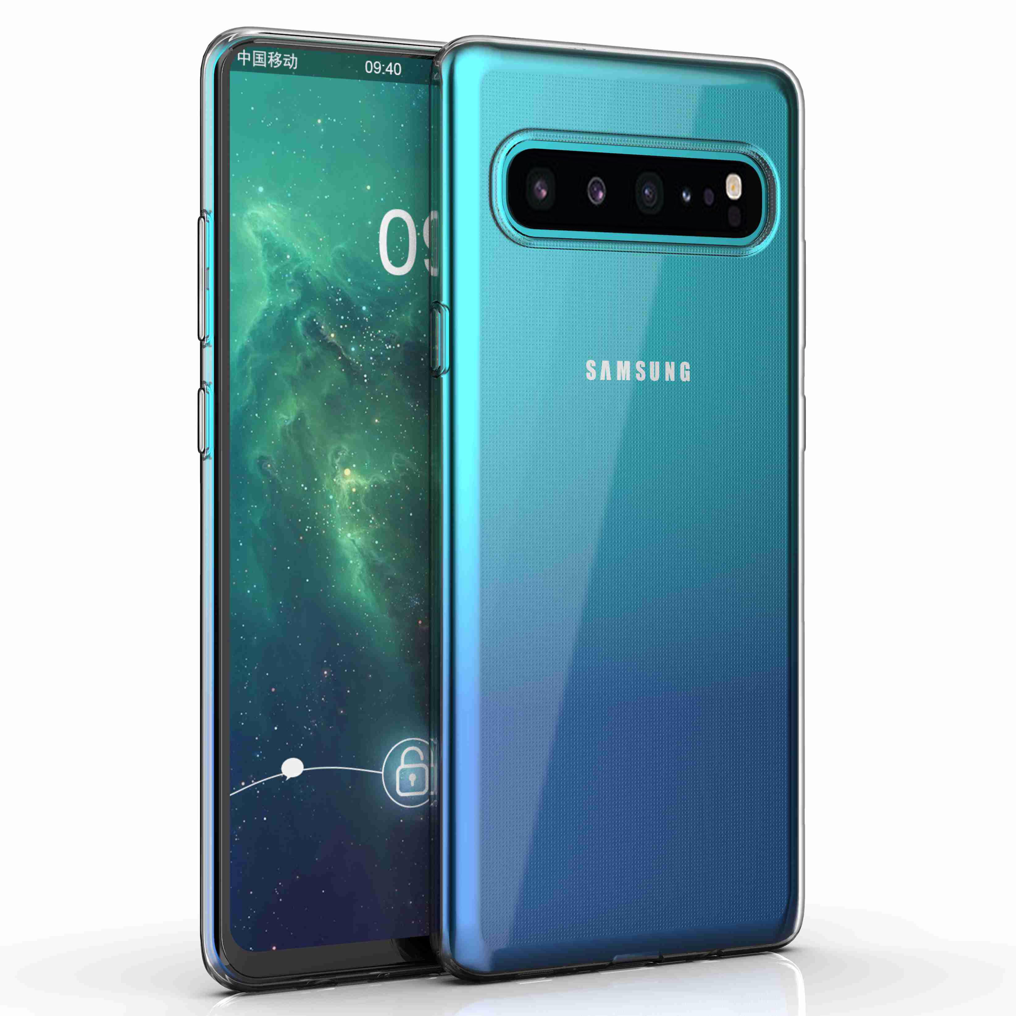 

Anti-Dust Shockproof TPU Phone Case for Samsung Galaxy S10 5G,Clear Ultra Thin Lightweight Cell Phone Back Cover Shell A