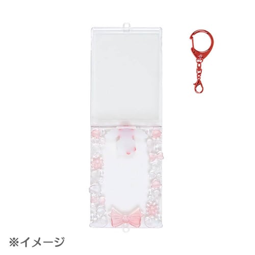 Sanrio Trading Card Holder (Enjoy Idol) My Melody Approximately Width 7.4 x Depth 0.8 x Height 10.5cm Storage size: within 9.2 x 6.6cm 689262