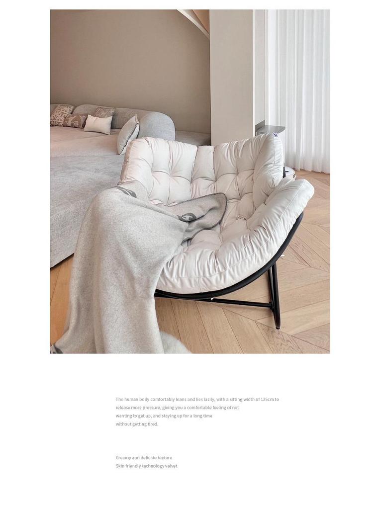 Bird's Nest Recliner: Rocking Leisure Chair and Lazy Sofa for Balcony or Home Use.