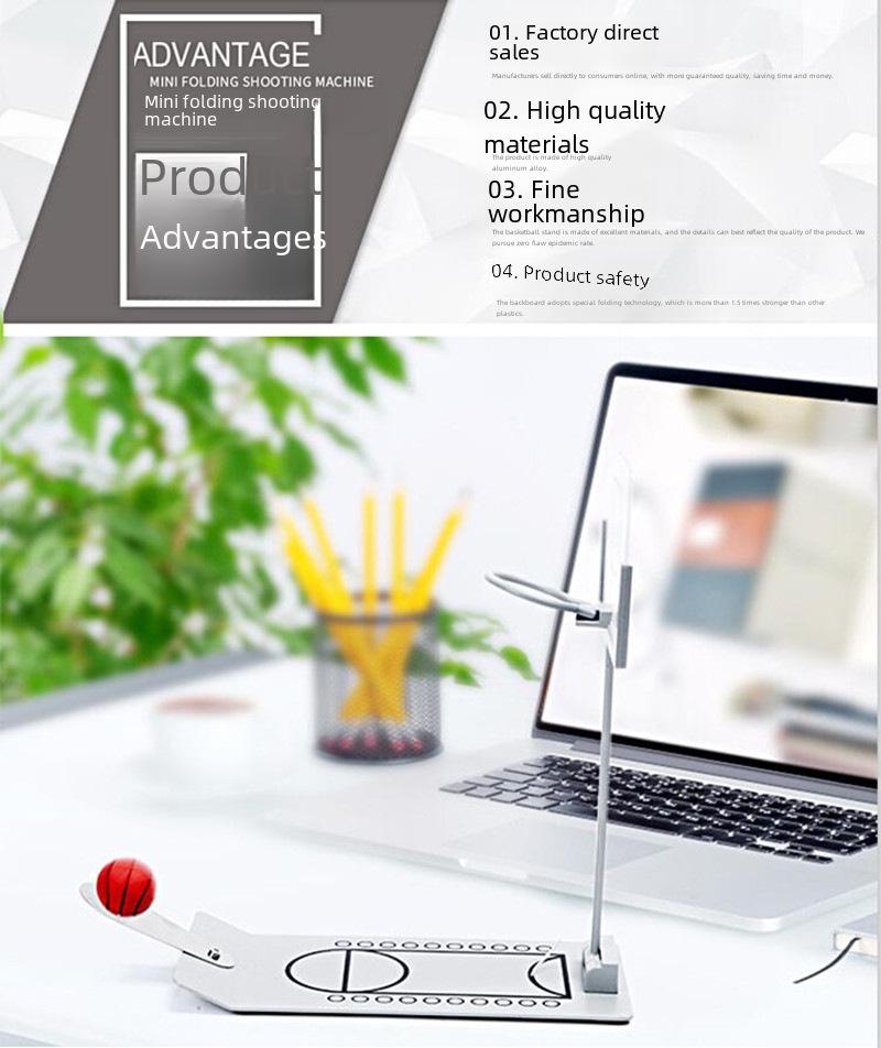 Desktop Mini Basketball Shooting Game - Creative Decompression Toy