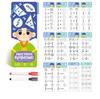 Mathematical Calculations Montessori Math Toy Beginners Practice Arithmetic Fraction Test Card Learning Tools for Primary School