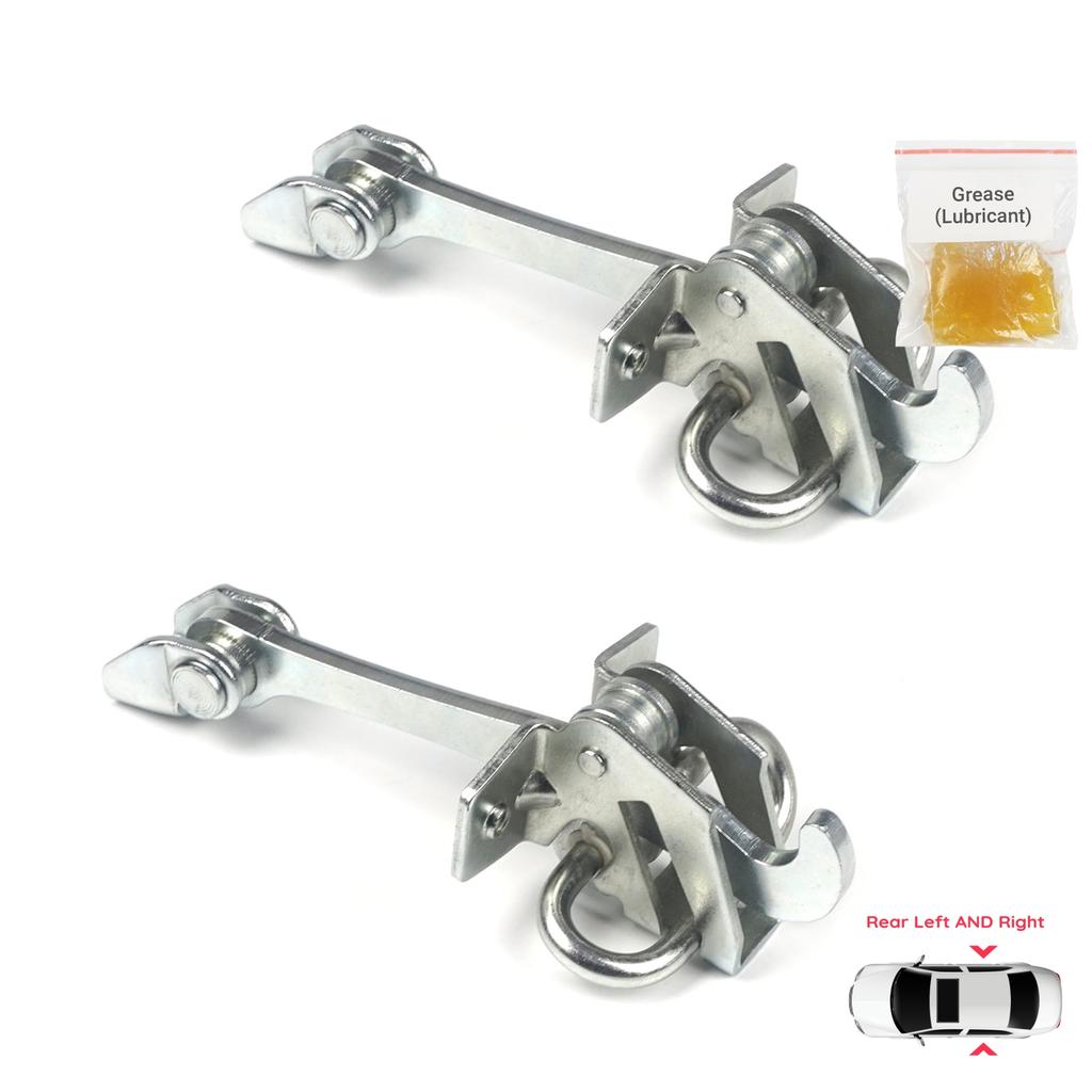 BDP718-1 2 Pezzi Cerniera Porta Posteriore Sinistra E Destra Fermo Limitatore Cinturino per Vauxhall Opel Astra G 1998-2009 Zafira A 1999-2006 160243