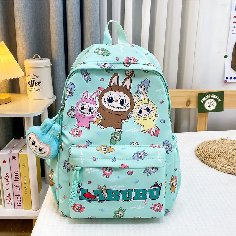 School bag female primary and secondary school students cartoon large capacity backpack fashionable cute student lightweight versatile backpack