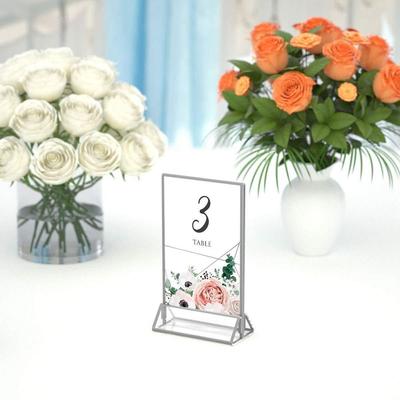 Fashion Acrylic Number Hold Party Decor Double-Sided Card Holder Phnom Penh DIY Menu Stand Party