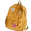 Lightweight Corduroy Backpack Soft Fabric Travel Bag Cute School Backpack  Outdoor