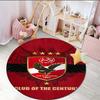 1PC round rug Ahly Football club Printed Round Area Rug ,Rug For Home Office, Round Chair Rug, Decorative Carpet Fan gifts Christmas gift