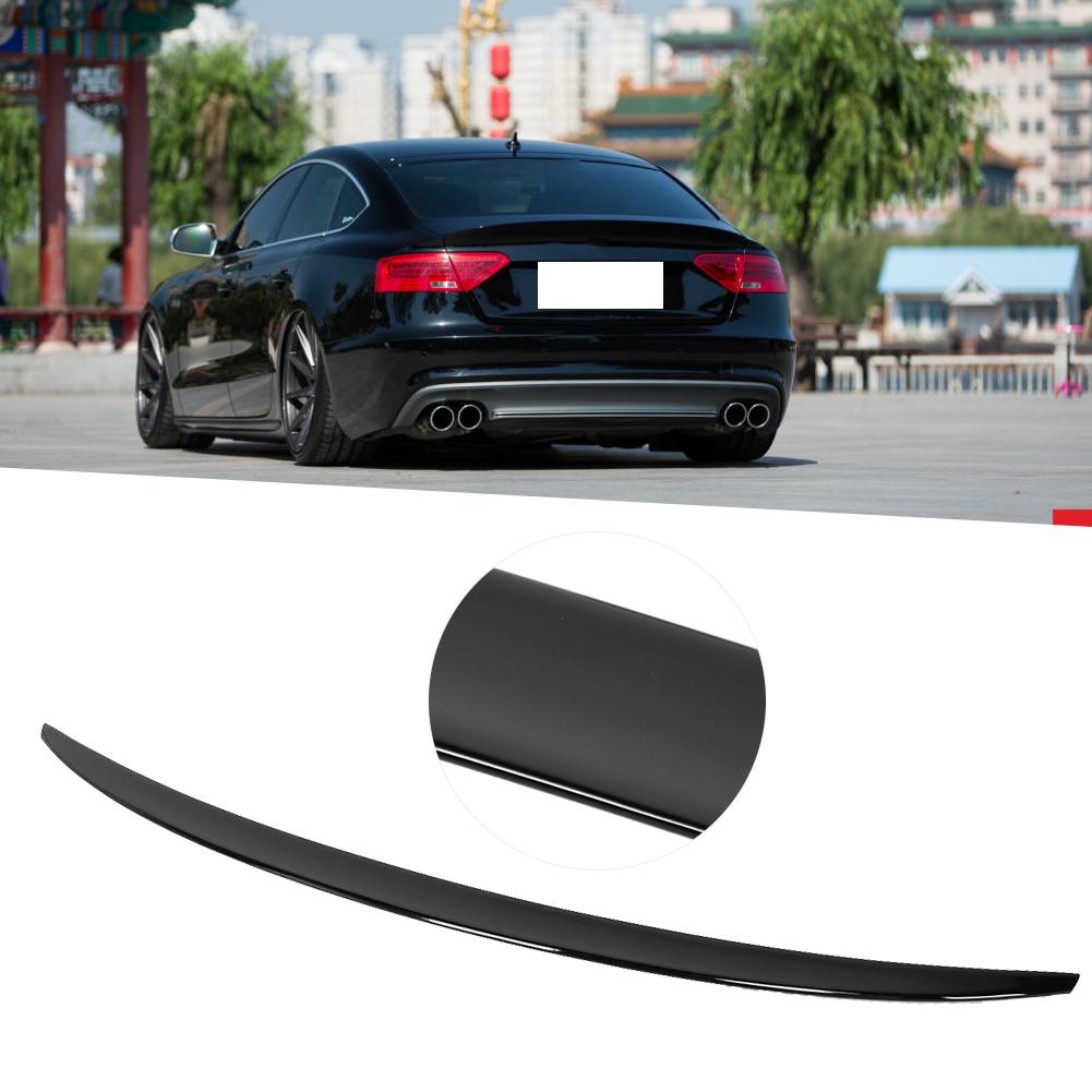 Rear Trunk Lid Spoiler Glossy Black Fit for A5 S5 B8 B8.5 Sportback 2008‑2016