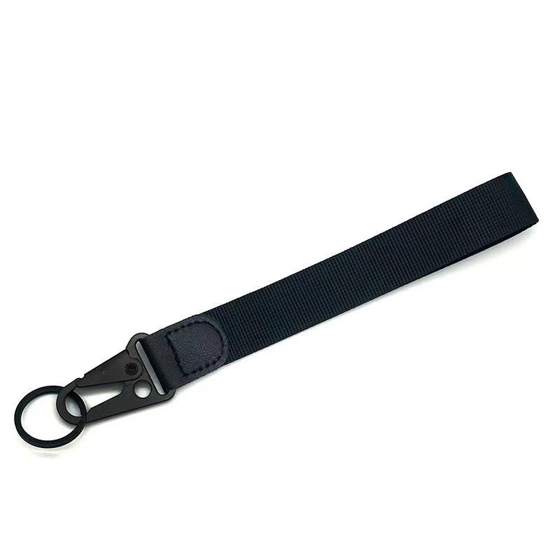 

Outdoor Mountaineering Keychain Hanging Rope Wrist Strap One Size чорний