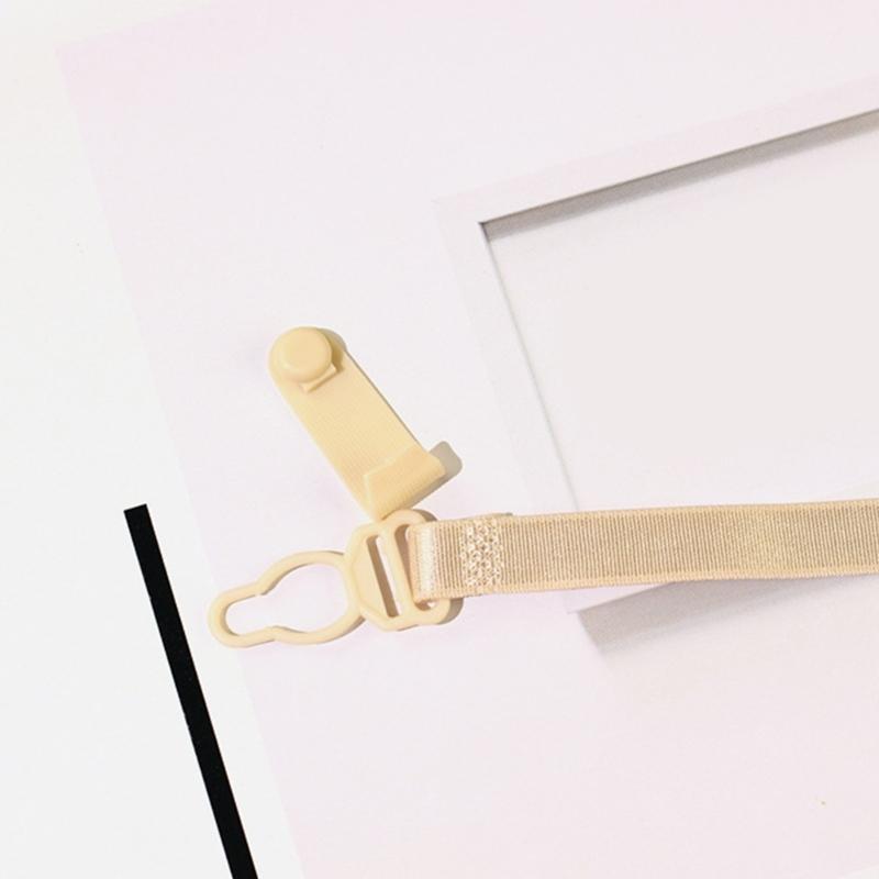2Pcs Adjustable Bra Strap Clips Nonslip Elastic Bralette Strap Holders Clasp for Women Underwear Secure Fit Accessories