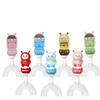 Kids' U-Shaped Toothbrush, Soft Bristle Silicone Brush for Ages 1-12, Cute Bee Handle