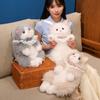 Simulationslätzchen Stoffpuppe Katze Plüschtier Niedliches Kuscheltier Realistische Kätzchenpuppe Baby Schlafkissen Weiches Kinderspielzeug für Mädchen Geschenk