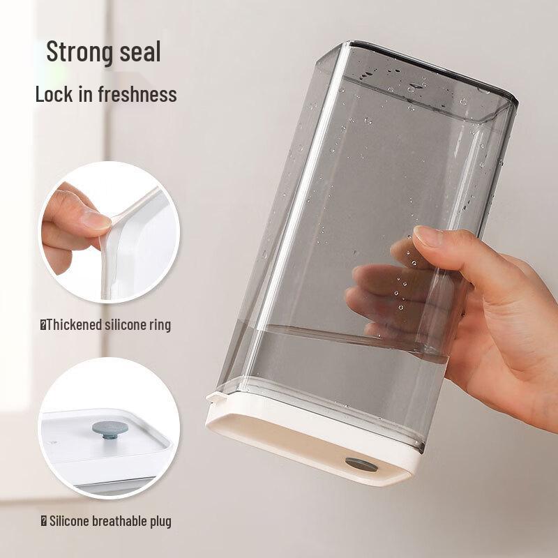 ZISIZ Airtight Square Food Storage Canisters