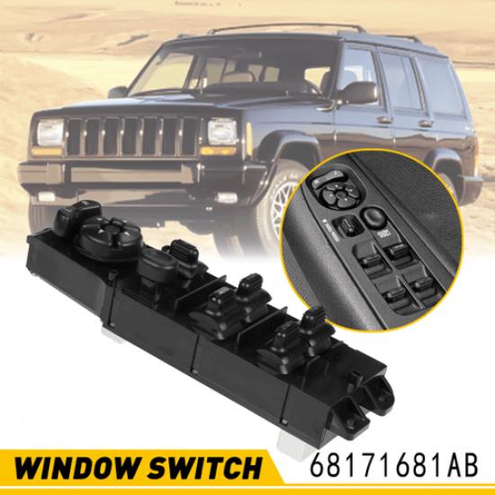 Master Window Control Switch Fits 1997 98 99 00 2001 4 Door Jeep Cherokee XJ EOA