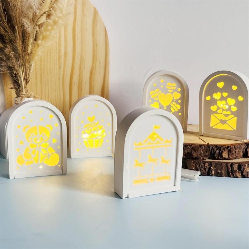 Silicone Storage Box Mold Storage Container Moulds Jewelry Storage Case Molds Hollow Bear Theme Suitable for Crafting