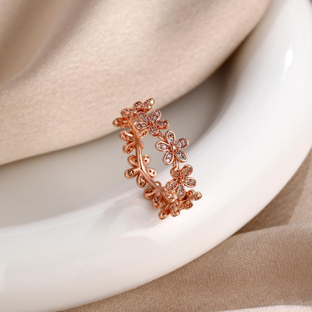 New 925 Silver Sunflower Crown Rings Size 6 7 8 9 Fashion Fine Jewelry For Women Girl Festival Gift