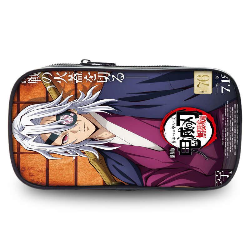 Demon Slayer Kimetsu No Yaiba Stationery Storage With Spacious Design For School And Gift Use