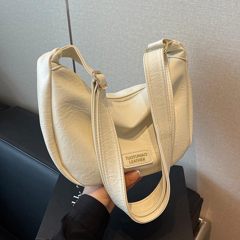Niche Underarm Bag Women 2025 New Fashion Retro Dumpling Bag High-end Sense Versatile Single Shoulder Messenger Bag