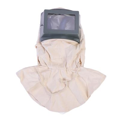 Sand Blasting Hood Cap Windproof Tear Resistant Clear Viewing Sandblaster Helmet for Polishing