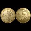 Medaglia commemorativa di Elvis Presley, musica, Hall of Fame, placcatura in oro, creatività, intrattenimento, regali rock dance, oggetti da collezione