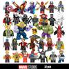 Marvel Superhero Boy Puzzle Building Block Toy Set 32pcs Plastic Material 4.5cm Height