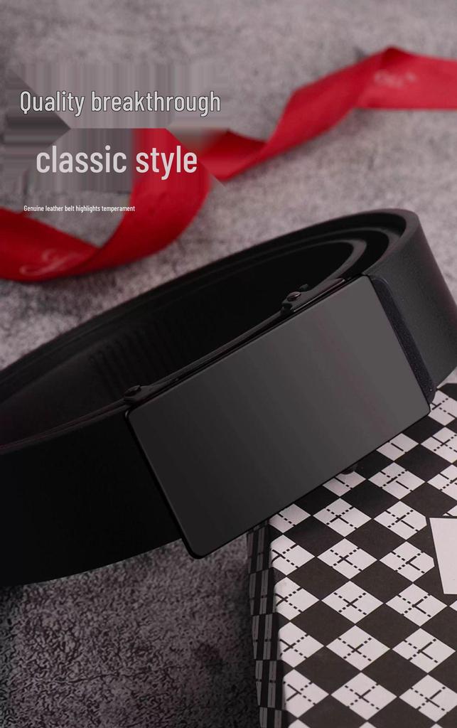 Trendy Men's Ratchet Belt: Versatile Business & Casual Style