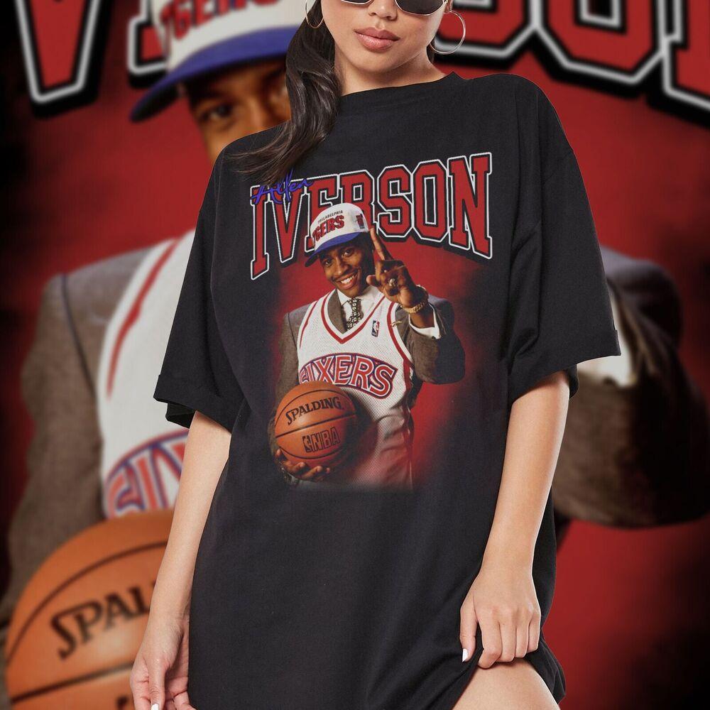 Allen Iverson Shirt, The Answer, Basketball shirt, Big Head, Classic 90s Graphic Unisex T-Shirt
