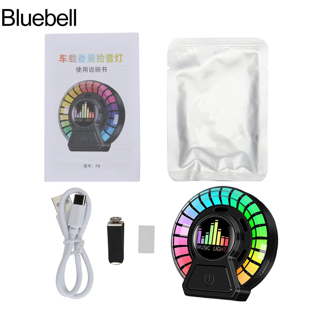 Car Music Pickup Rhythm Lamp Air Freshener Ambient Light, Music Rhythm Light, Voice-controlled Pickup Light, Car Ornaments