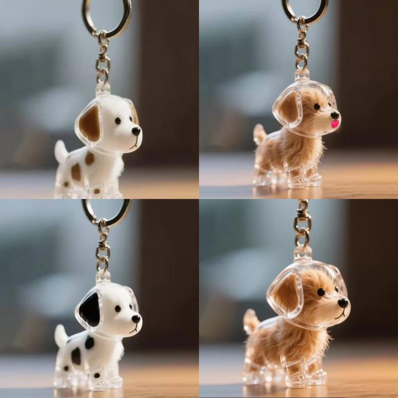 Puppy Hair Memorial Keepsake Capsule Pet's Dog Fur Container Pet Hair Storage Keychain Decor Pet Lovers Pet Fur Souvenirs Box