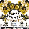 2025 Happy New Year Decorations Wine Bottle Foil Balloons Merry Christmas Decorations Party Confetti Air Ballons New Year EVE