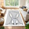 Bugs Bunny Floor Mat Perfect for Hallway Balcony Playrooms Game Room Anti-slip Rug Anime Office Decor Best for Christmas