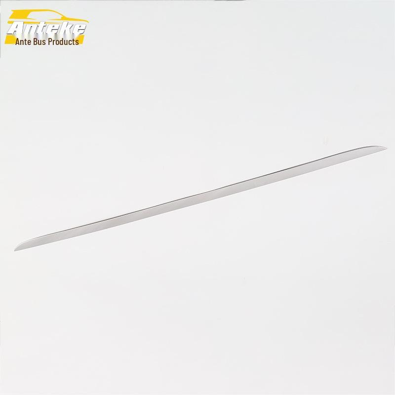 Santana Tailgate Trim: Rear Trunk Bright Strip & Bumper Anti-Scratch Patch