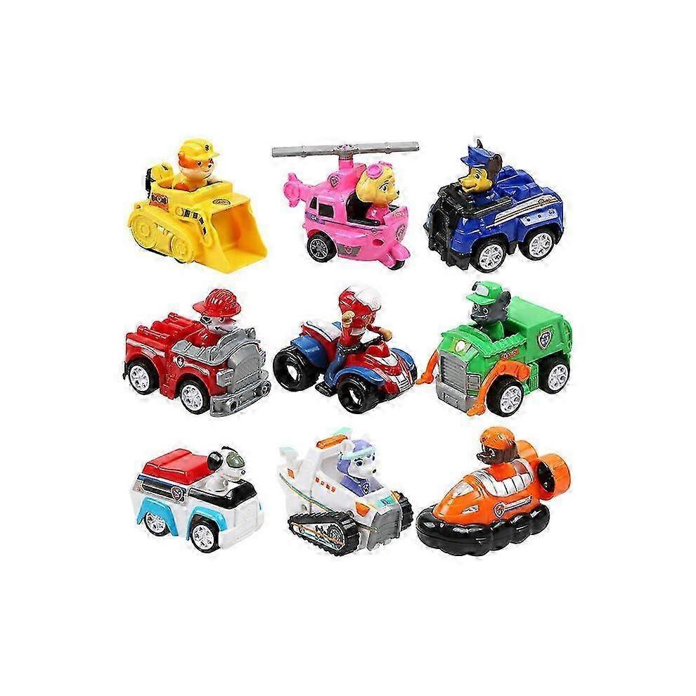 (9pcs)Lookout Patrol Canina Tower Vehicle Bus Observation Tower Children'...