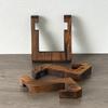 Support de livre en bois Support de livre de cuisine en bois massif Chevalet de lecture portable polyvalent pour cuisiniers,