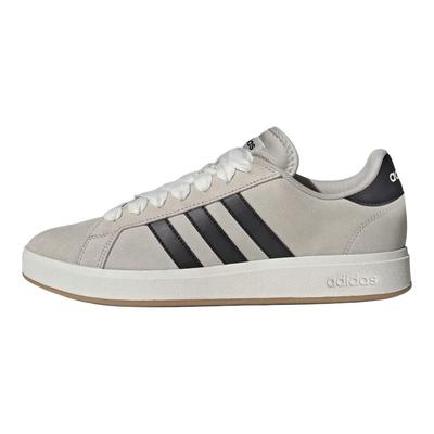 Grand Court Base Anni '00 Beige Nero Sneakers Unisex Crema Core-Black Bianco Sporco JR5544