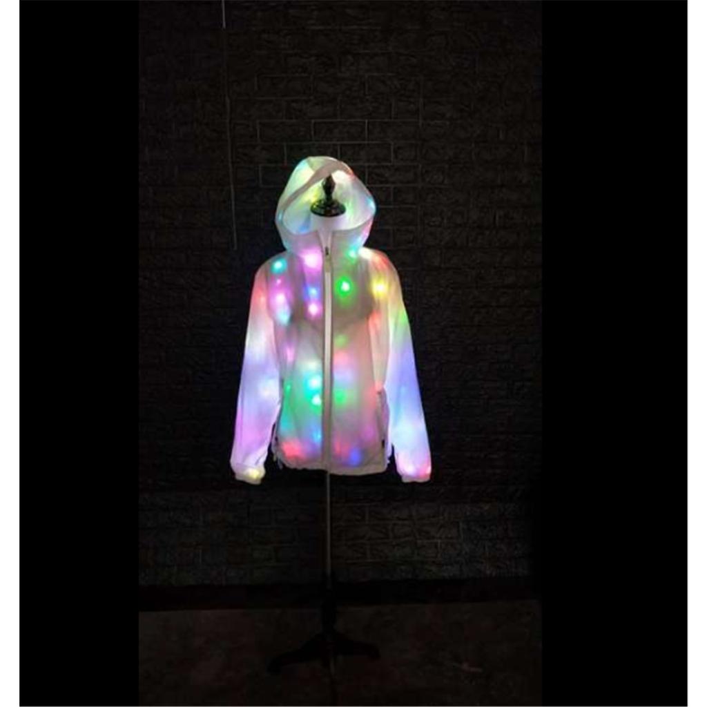 LED Lighted Jacket, Lighted Clothing, Creative Waterproof Attire, Moving LED Lighted Jacket, C5 Christmas Party Attire