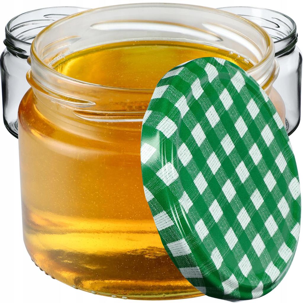 KADAX Sonka 330ml Preserve Jars 10pcs 82mm + Lids