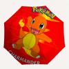 Pokemon Charmander Automatic Open/Close Umbrella Folding Umbrella,Portable Compact Perfect Gift for Birthday, Christmas0809202